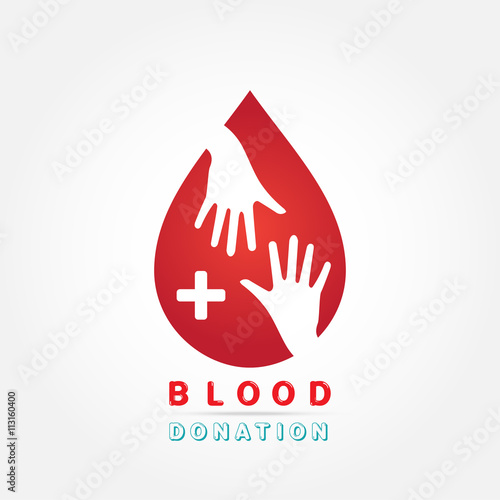 logotype blood donation