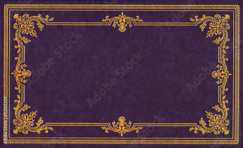 Violet leather cover