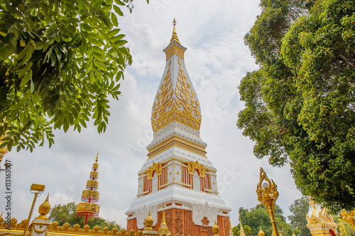  Wat Phra That Phanom is the sacred area in the south of Nakhon Phanom province, northeastern Thailand.