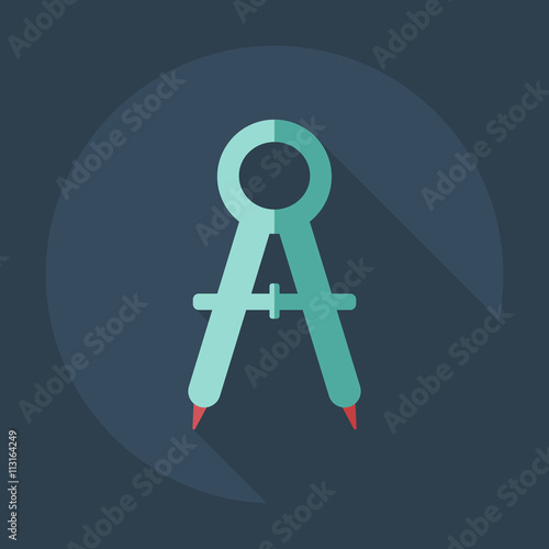 Flat modern design with shadow  Icon dividers