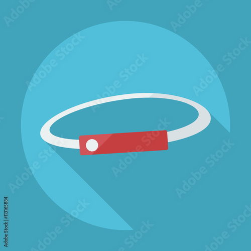 Flat modern design with shadow icon hoop