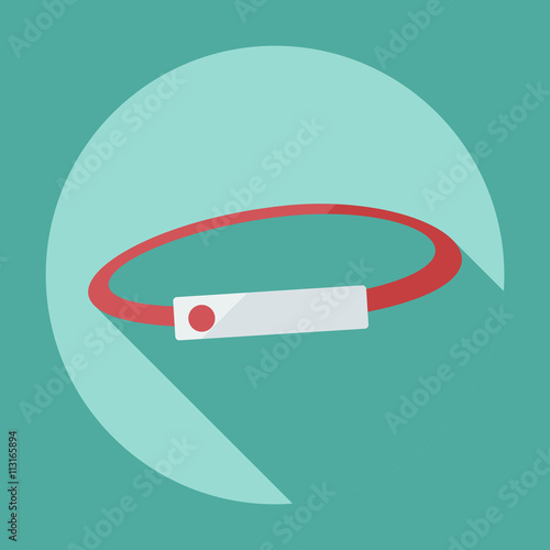 Flat modern design with shadow icon hoop