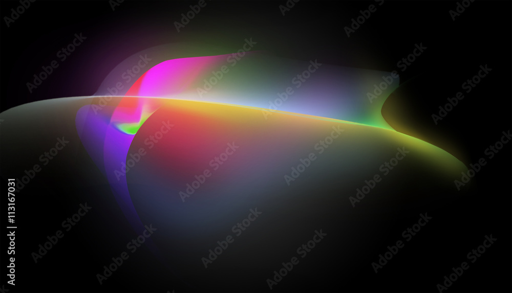 Abstract background with colorful wave .
