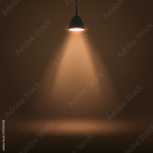 Artificial illumination lamps  vector graphics  glow effect  element  design tool  sunshine  illustration for presentations  electrical lighting  background for your design.