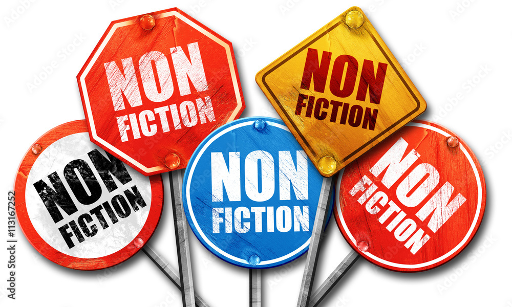 non fiction, 3D rendering, street signs