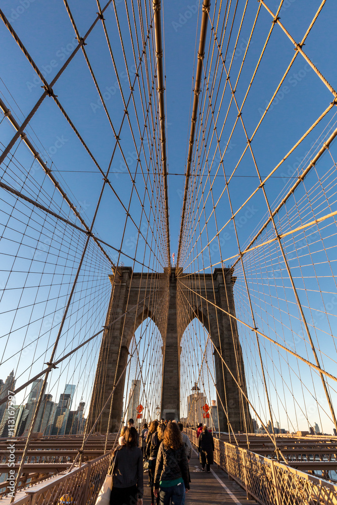 Obraz premium Puente de Brooklyn