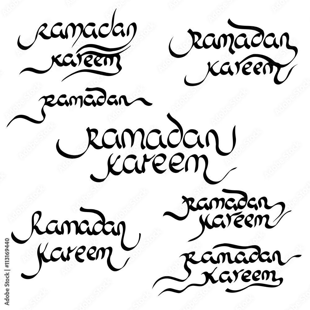 Collection of Ramadan Kareem Collection of Ramadan Kareem