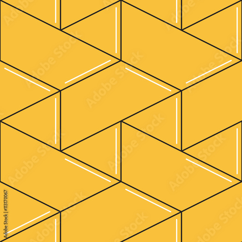 Canvas Print Linear seamless pattern. Subtle geometric background. Thin lines