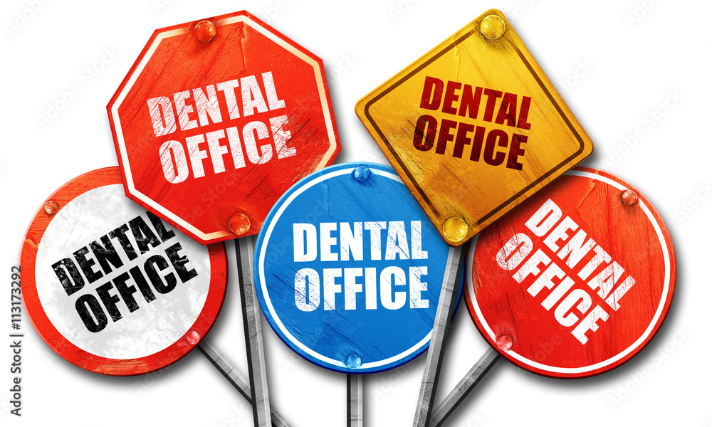 dental office, 3D rendering, street signs, 3D rendering, street dental office, 3D rendering, street signs, 3D rendering, street