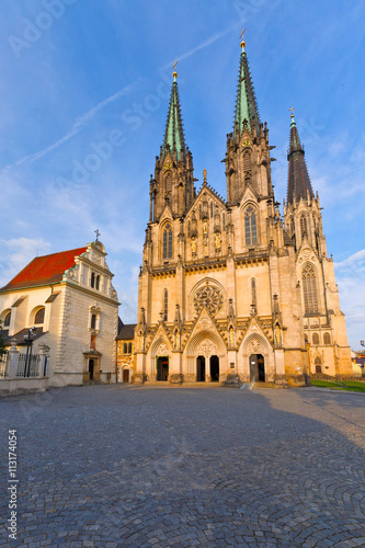 Cathedral in the Olomouc castle, Czech Republic.