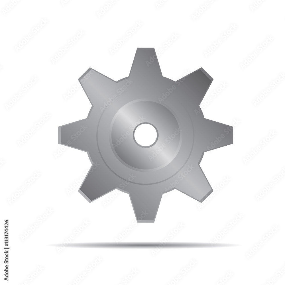 Grey illustration of sprockets. Vector Illustration Grey illustration of sprockets. Vector Illustration