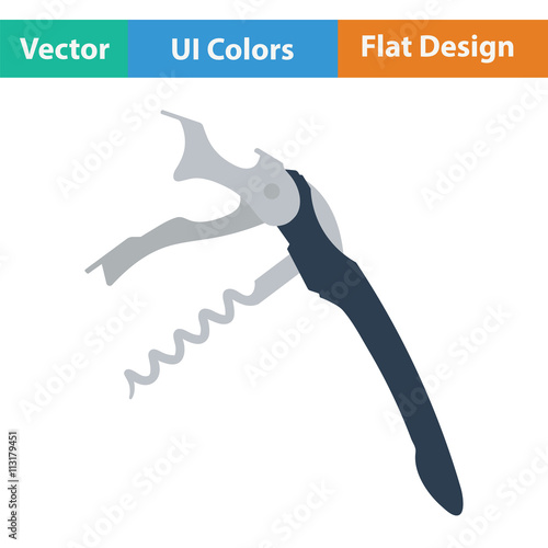 Waiter corkscrew icon