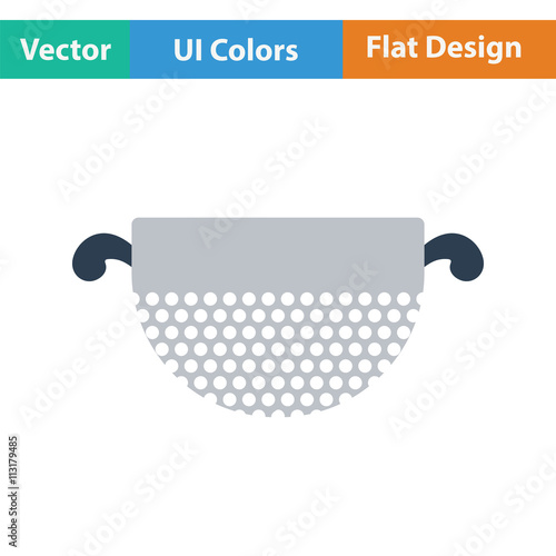 Kitchen colander icon