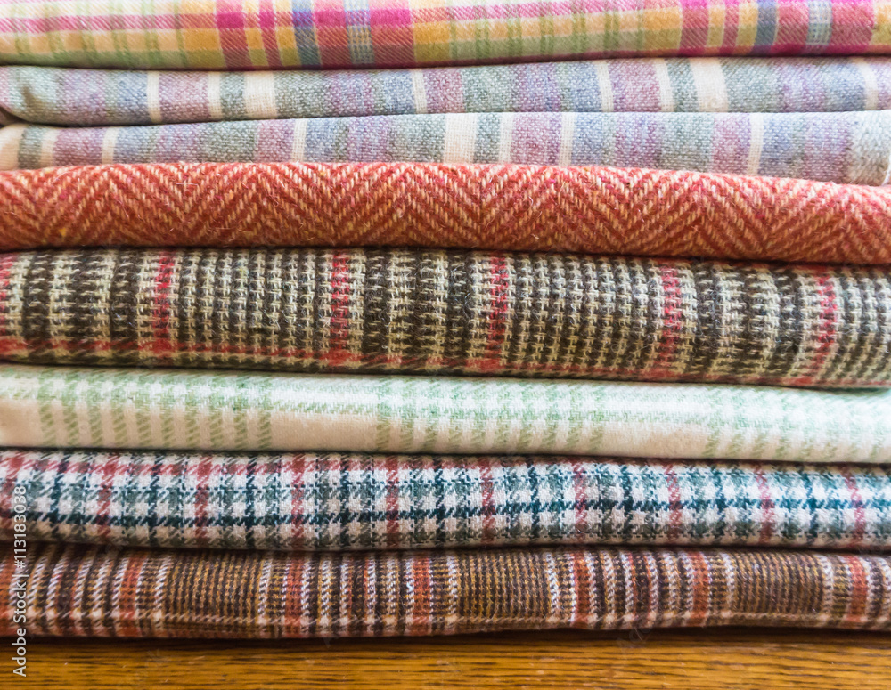stash of wool plaids and tweeds for winter sewing projects
stash of wool plaids and tweeds for winter sewing projects