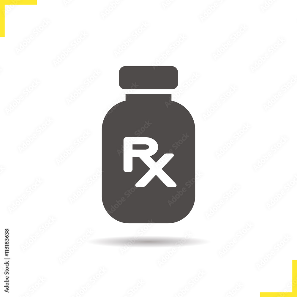 Drugs prescription icon