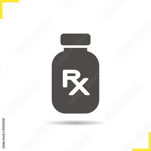 Drugs prescription icon