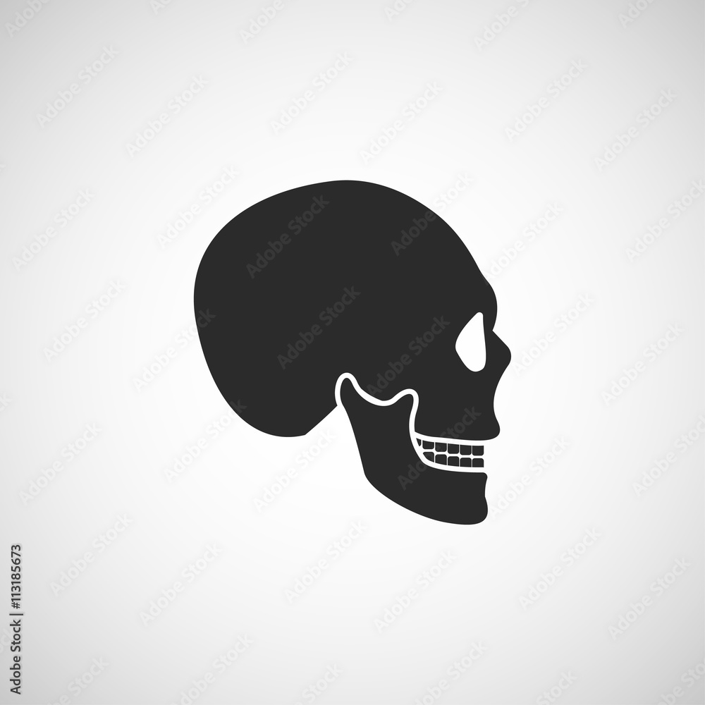skeleton head icon skeleton head icon