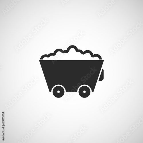 miner trolley icon