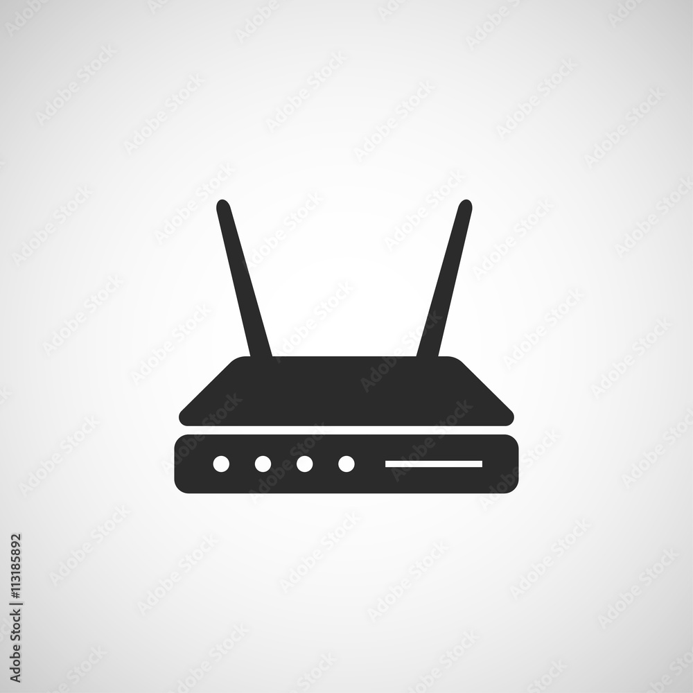 Fototapeta premium wifi modem icon