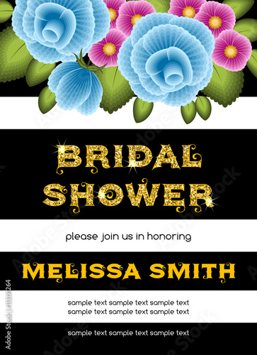 Bridal shower invitation