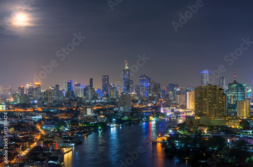 Bangkok at night.