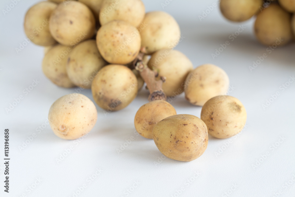 Longkong, Langsat or Lanzones fruit is endemic to Southeast Asia Longkong, Langsat or Lanzones fruit is endemic to Southeast Asia