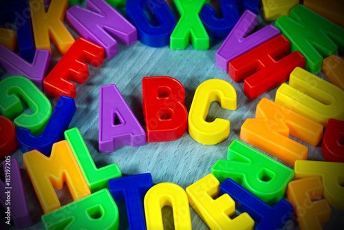ABC - Colorful Magnetic Letters
