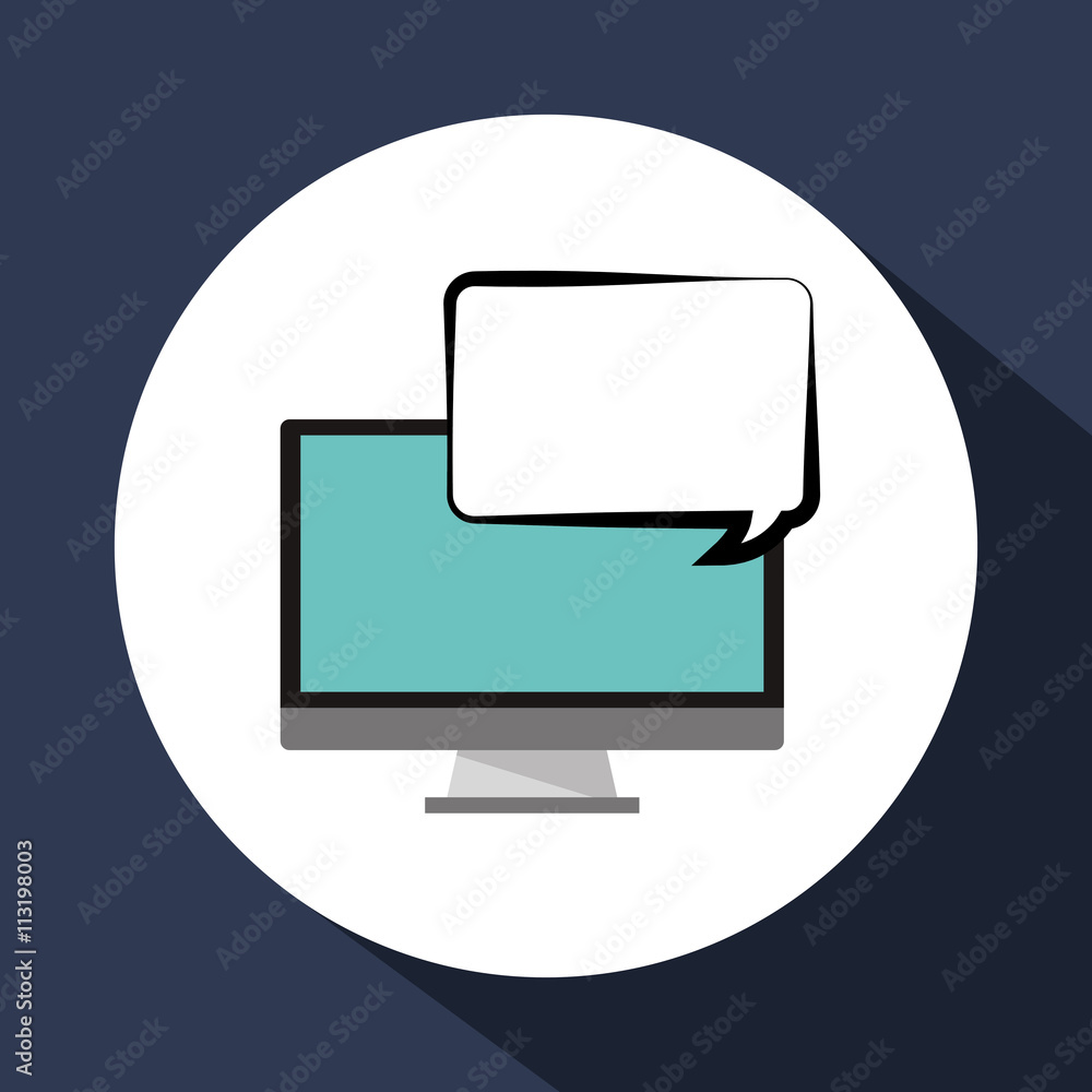 Communication design. Media icon. Flat illustration, vector grap Communication design. Media icon. Flat illustration, vector grap