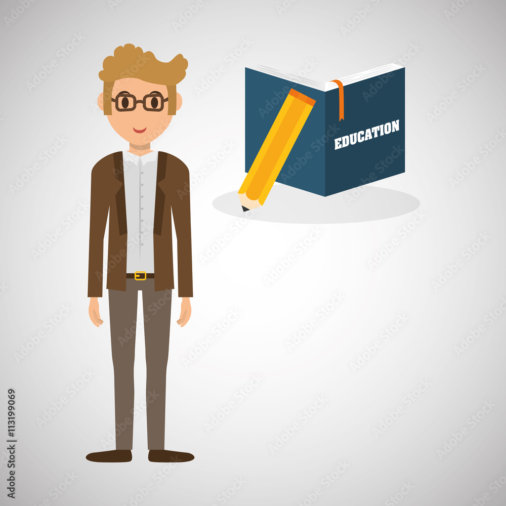 Education design. University icon. Colorfull and isolated illust Education design. University icon. Colorfull and isolated illust