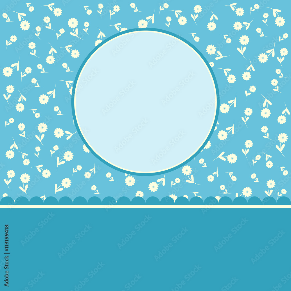 Floral greeting card Floral greeting card