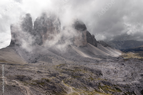 Alpine landscape in the Dolomites, Italy, Europe © Rechitan Sorin