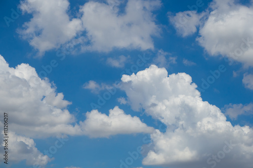 Abstract Softly Cloud with Blue Sky