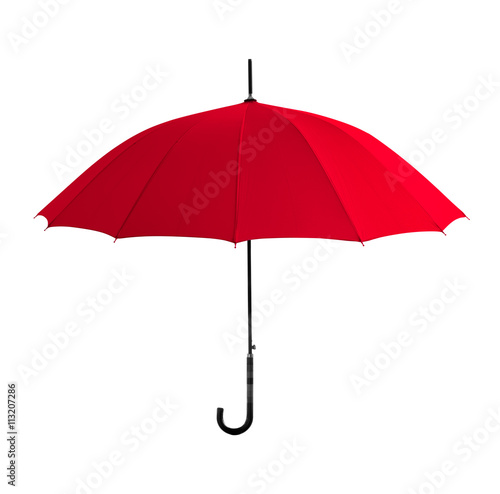 Red umbrella Isolated