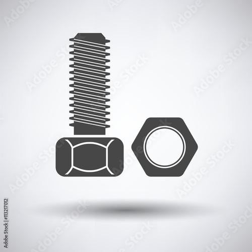 Icon of bolt and nut