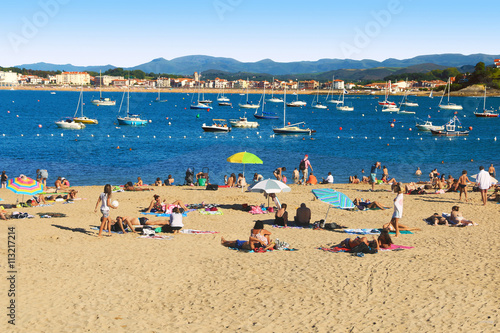 Plage dans la baie de Saint-Jean-de-Luz, © lamax