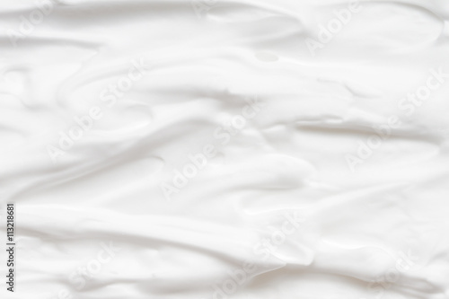 White foam background texture.