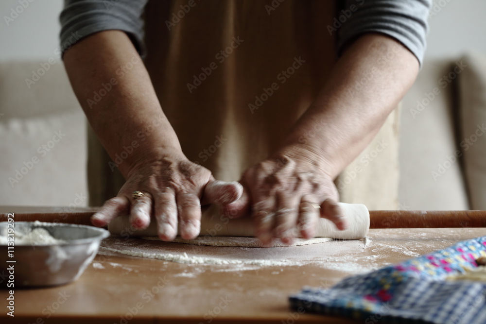 rolling out the dough rolling out the dough