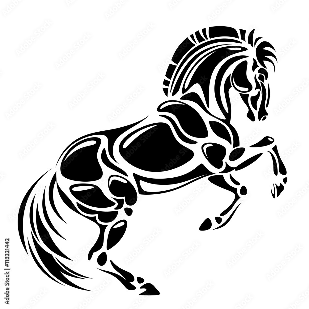 Black horse Black horse