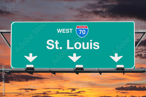 St Louis Interstate 70 West...