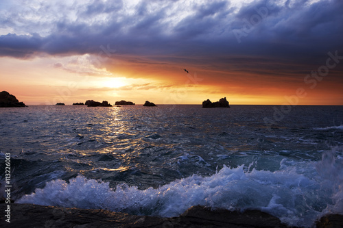 Sonnenuntergang am Meer