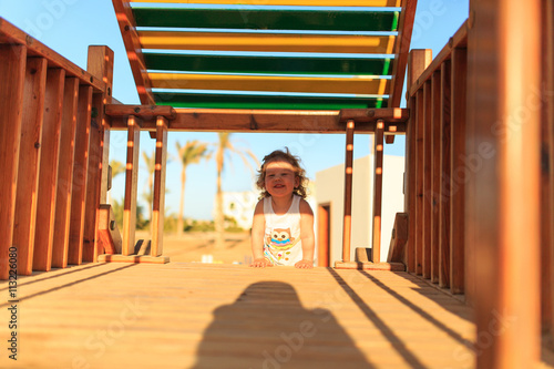little girl on the playground © Photographer S.I.
