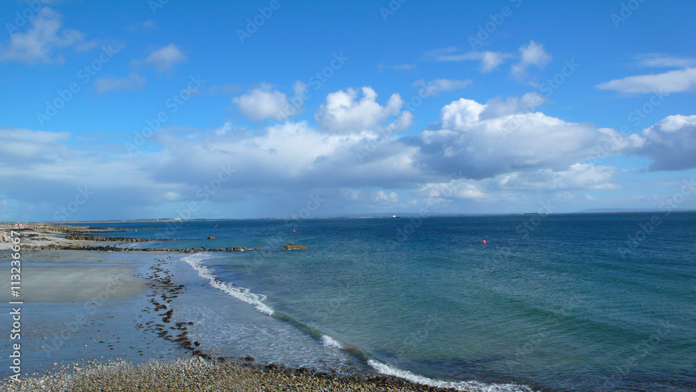 Ocean coast in Ireland