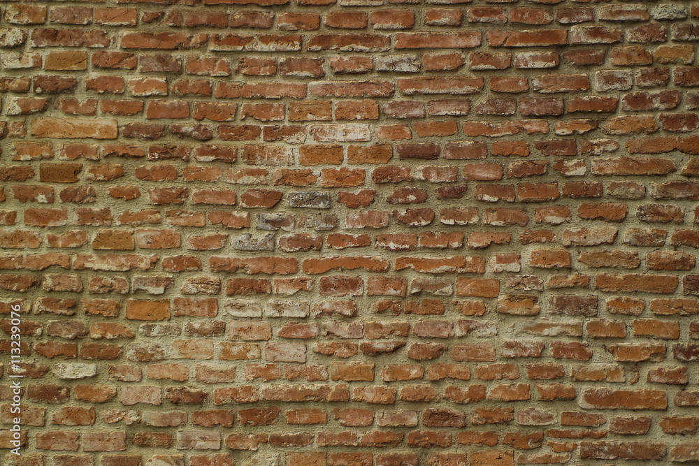 Red brick wall texture and background Red brick wall texture and background