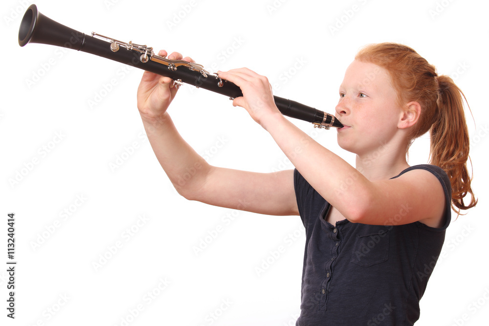 Obraz premium Clarinet player