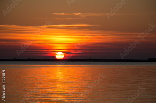 Sonnenuntergang im Meer