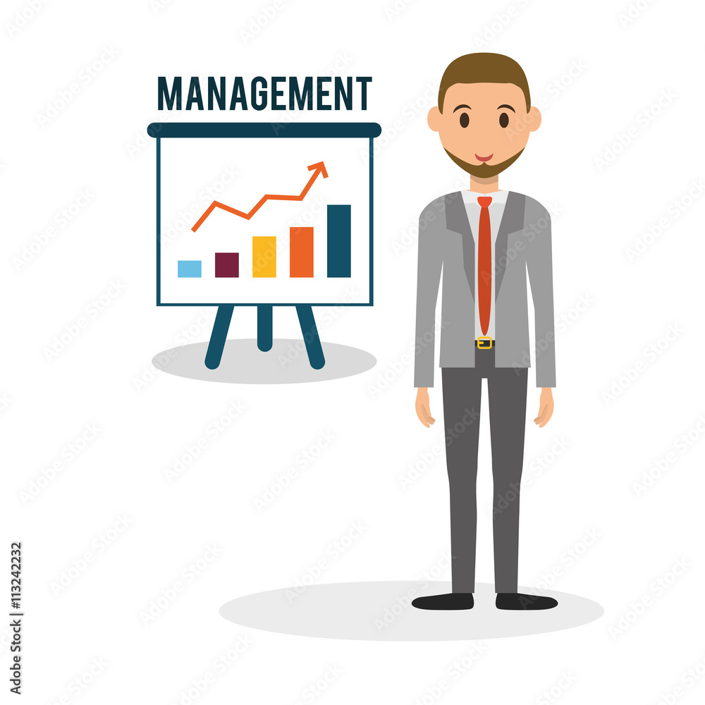 Human resources design. Person icon. Isolated illustration Human resources design. Person icon. Isolated illustration