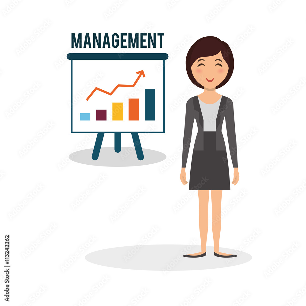 Human resources design. Person icon. Isolated illustration Human resources design. Person icon. Isolated illustration
