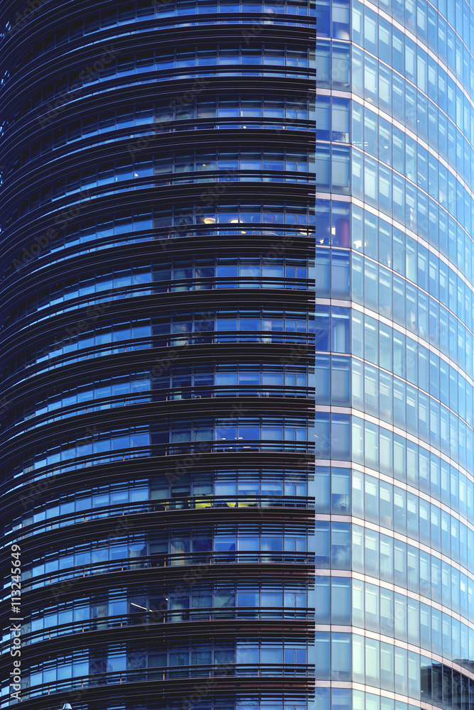 Modern building exterior detail Modern building exterior detail