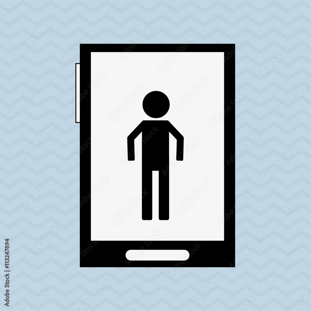 Communication design. Media icon. Flat illiustration, vector graphic Communication design. Media icon. Flat illiustration, vector graphic