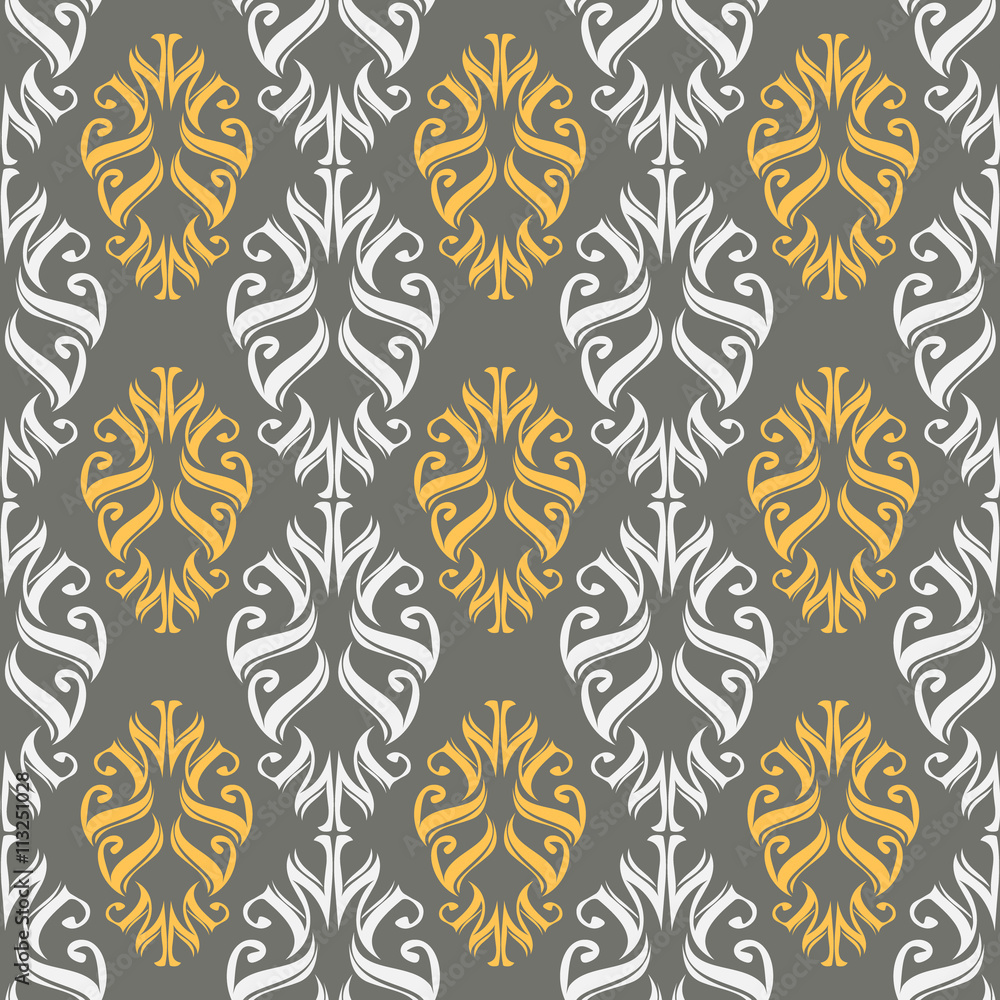 Seamless ornament pattern vector tile Seamless ornament pattern vector tile